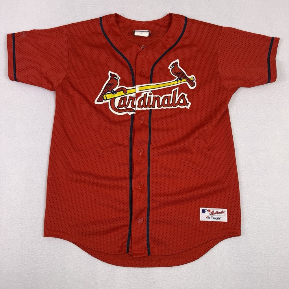 St. Louis Cardinals Jersey Mens XL Red MLB Baseball Martinez 21 Majestic USA
